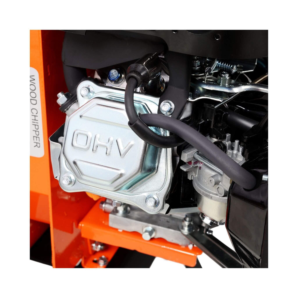Heavy-Duty 7HP 212CC Gas Wood Chipper Shredder Mulcher (SAK59184) - Saksby Wholesale - OHV
