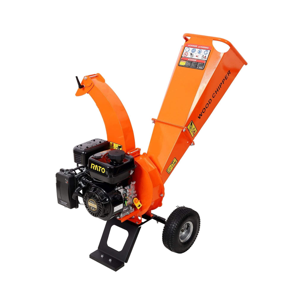 Heavy-Duty 7HP 212CC Gas Wood Chipper Shredder Mulcher (SAK59184) - Saksby Wholesale - Top Side View