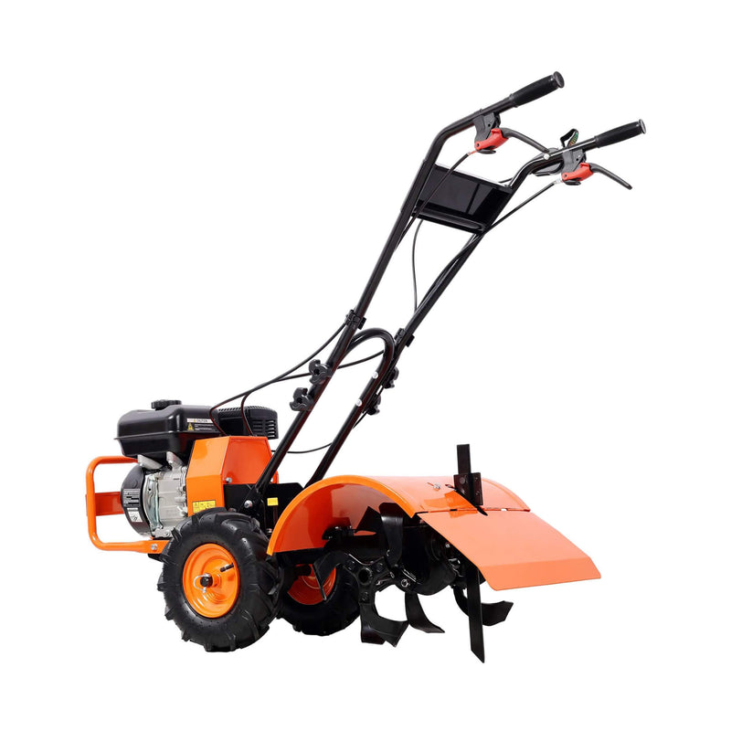 Heavy Duty 7HP 212CC Rear Tine Power Tiller Gas Engine Garden Cultivator, 20 Inch (SAK83179) - Saksby Wholesale - Full Right View