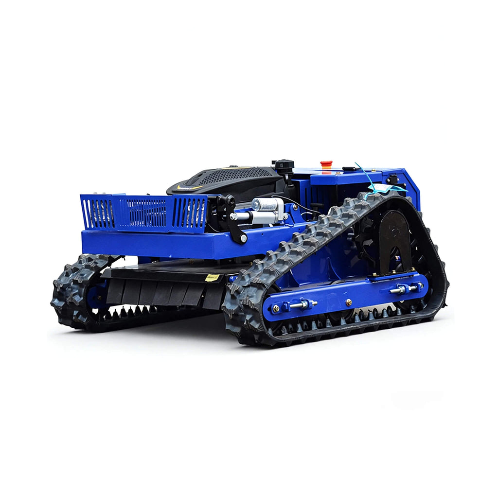 Heavy-Duty 7HP Commercial Remote-Controlled Tracked Gasoline Lawn Mower (SAK94270) - Saksby Wholesale - Front Left View