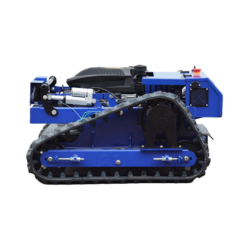 Heavy-Duty 7HP Commercial Remote-Controlled Tracked Gasoline Lawn Mower (SAK94270) - Saksby Wholesale - Side Left View