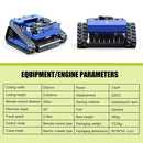 Heavy-Duty 7HP Commercial Remote-Controlled Tracked Gasoline Lawn Mower (SAK94270) - Saksby Wholesale - Specifications