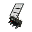 Heavy-Duty 7.5T Forestry Logging Winch Skid Steer Attachment With 100FT Steel Cable (SAK63902) - Saksby Wholesale - Front Left View