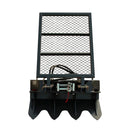 Heavy-Duty 7.5T Forestry Logging Winch Skid Steer Attachment With 100FT Steel Cable (SAK63902) - Saksby Wholesale - Front View