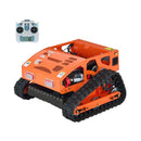 Heavy-Duty 9HP Commercial Remote-Controlled Gasoline-Powered Mower (SAK92146) - Saksby Wholesale - Front  Left View With Controller