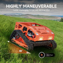 Heavy-Duty 9HP Commercial Remote-Controlled Gasoline-Powered Mower (SAK92146) - Saksby Wholesale - Incline