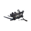 Heavy-Duty Adjustable Hydraulic Pallet Forks Skid Steer Attachment (SAK27439) - Saksby Wholesale - Back Side View