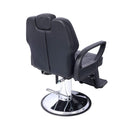 Heavy-Duty All-Purpose Extra Wide PU Leather Hydraulic Reclining Barber Chair (SAK74613) - Saksby Wholesale - Back View