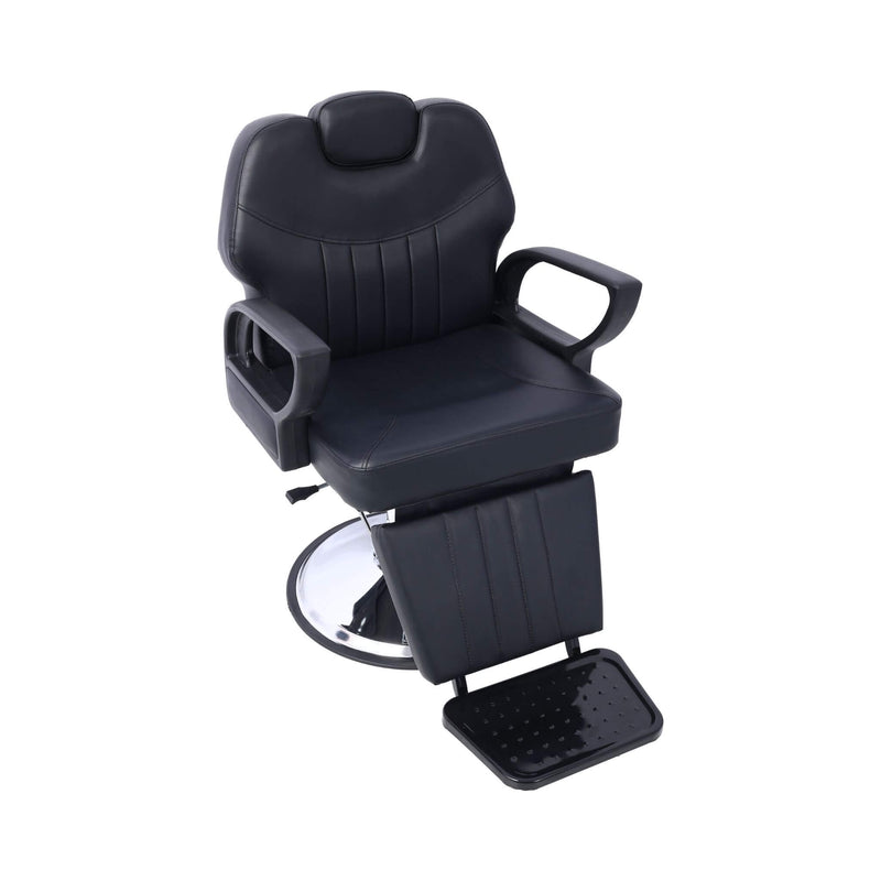 Heavy-Duty All-Purpose Extra Wide PU Leather Hydraulic Reclining Barber Chair (SAK74613) - Saksby Wholesale - Right View