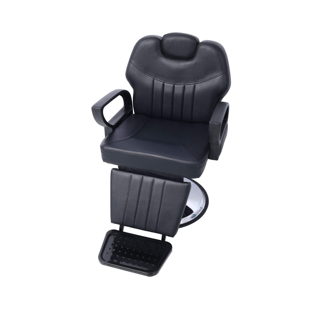 Heavy-Duty All-Purpose Extra Wide PU Leather Hydraulic Reclining Barber Chair (SAK74613) - Saksby Wholesale - Top Left View