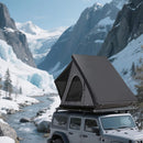 Heavy-Duty Aluminum Rooftop Tent With Ladder, LED Lighting, And Memory Foam Mattress (SAK82931) - Saksby Wholesale - Lifestyle Back Left View