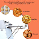 Heavy-Duty Commercial 220V Dough Sheeter Machine With Adjustable Thickness (SAK17382) - Saksby Wholesale - Applications