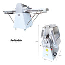 Heavy-Duty Commercial 220V Dough Sheeter Machine With Adjustable Thickness (SAK17382) - Saksby Wholesale - Dimensions