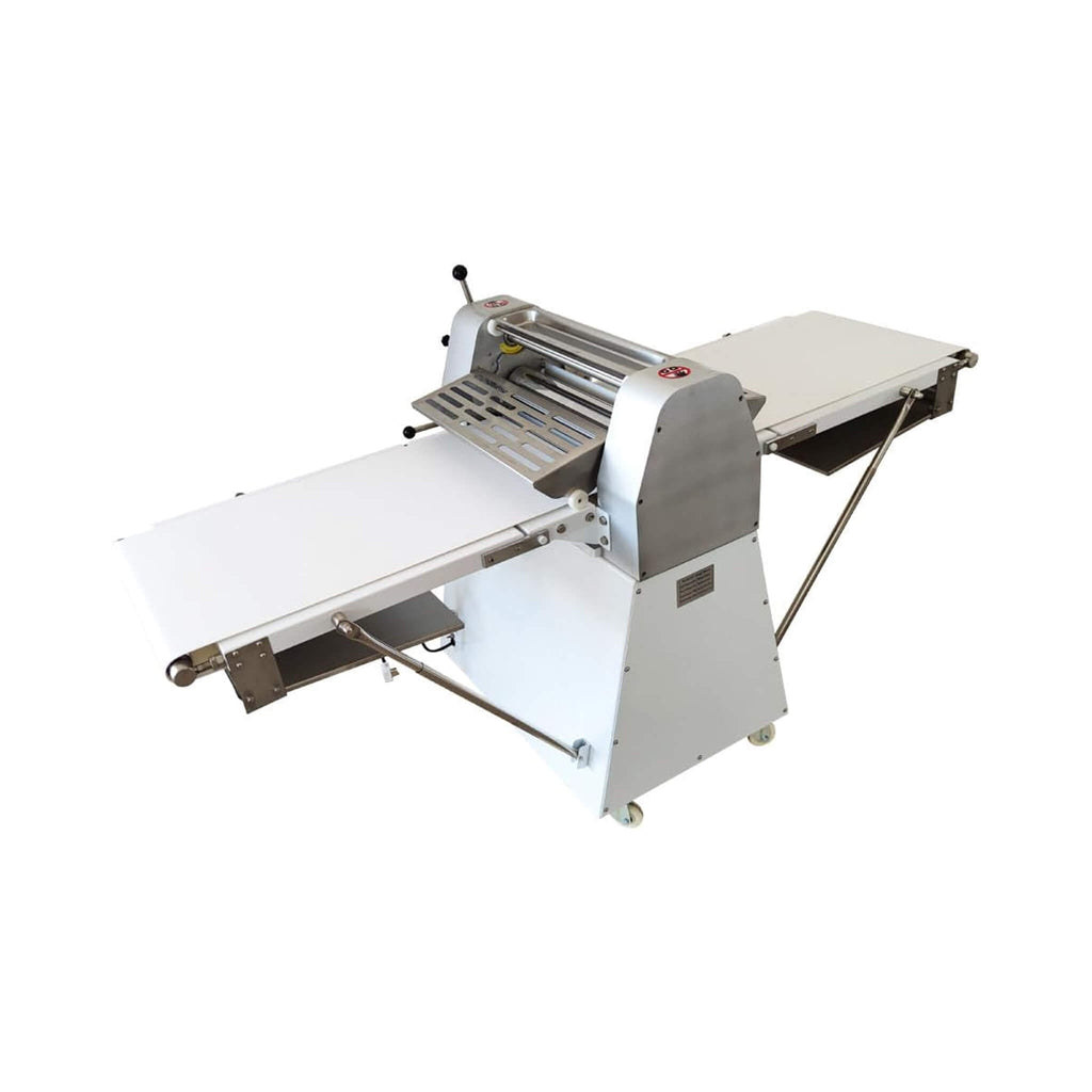 Heavy-Duty Commercial 220V Dough Sheeter Machine With Adjustable Thickness (SAK17382) - Saksby Wholesale - Front Right View