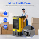 Heavy-Duty Commercial 3-Speed Outdoor Windowless Swamp Cooler (SAK20579) - Saksby Wholesale - 360 Degrees Swivel Casters