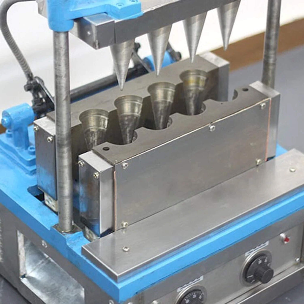 Heavy-Duty Commercial 4-Mold Ice Cream Cone Maker Machine (SAK74021)