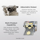 Heavy-Duty Commercial Automatic Corn Tortilla Making Machine (SAK60513) - Saksby Wholesale - Adjustable Output And Multi-Product Capability Features View