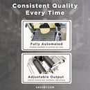Heavy-Duty Commercial Automatic Corn Tortilla Making Machine (SAK60513) - Saksby Wholesale - Consistent Quality Features View