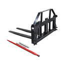 Heavy-Duty Commercial Pallet Fork Frame Hay Attachment (SAK34851) - Saksby Wholesale - 2" Trailer Receiver Hitch