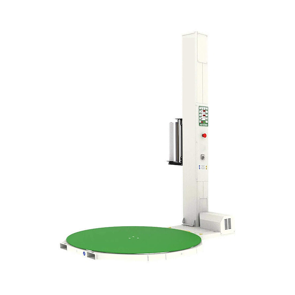 Heavy Duty Commercial Pallet Carousel Shrink Wrapping Skid Turntable Machine (SAK62410) SAKSBY - Front Left Corner View