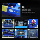 Heavy-Duty Commercial Remote-Controlled Lawn Mower With Snow Plow (SAK85214) - Saksby Wholesale -   Components