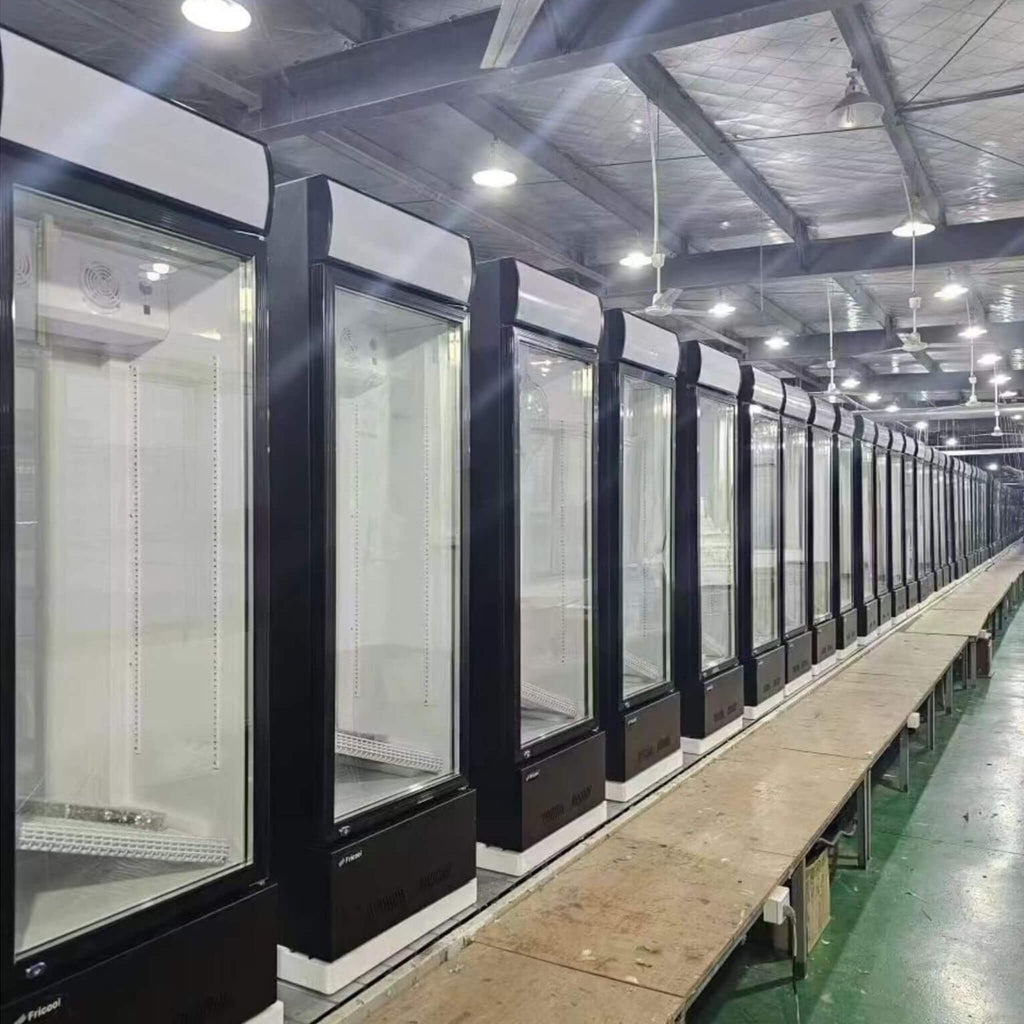 Heavy Duty Commercial Single Glass Door Refrigerator With LED Lights, 23" (SAK43533) - Saksby Wholesale - Manufacture
