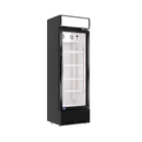 Heavy Duty Commercial Single Glass Door Refrigerator With LED Lights, 23" (SAK43533) - Saksby Wholesale - Side View