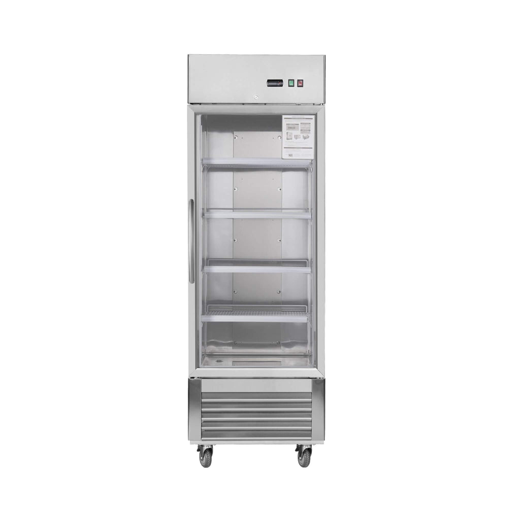 Heavy-Duty Commercial Upright ETL Certified Freezer For Restaurants, Bars, And Supermarkets (SAK01847) - Saksby Wholesale - Close Door Front View