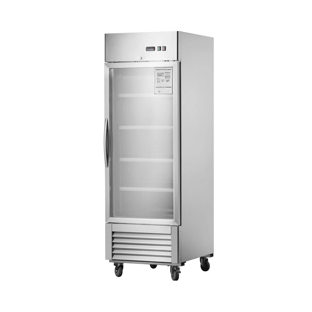 Heavy-Duty Commercial Upright ETL Certified Freezer For Restaurants, Bars, And Supermarkets (SAK01847) - Saksby Wholesale - Front Side View