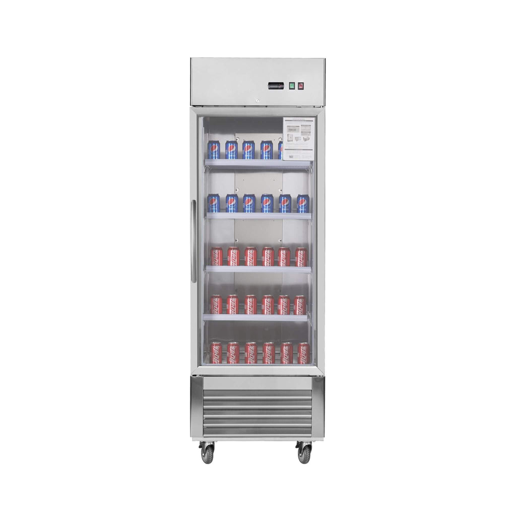 Heavy-Duty Commercial Upright ETL Certified Freezer For Restaurants, Bars, And Supermarkets (SAK01847) - Saksby Wholesale - Front View