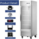 Heavy-Duty Commercial Upright ETL Certified Freezer For Restaurants, Bars, And Supermarkets (SAK01847) - Saksby Wholesale - Product Details