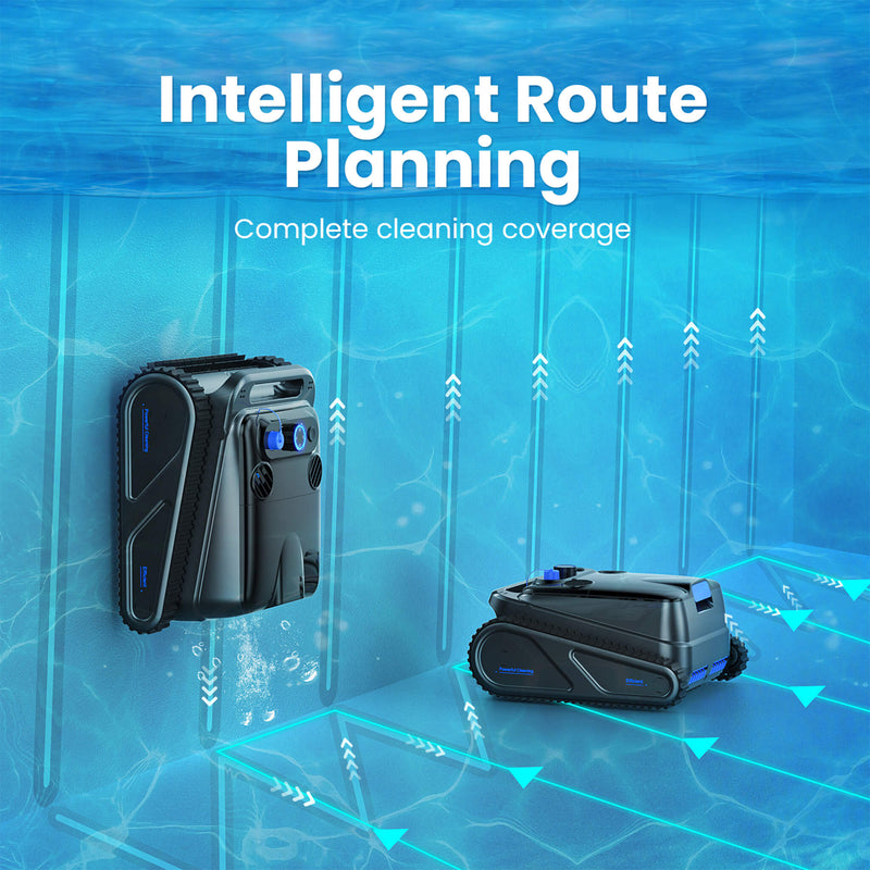 Heavy-Duty Cordless Wall Climbing Robotic Pool Vacuum Cleaner (SAK80239)