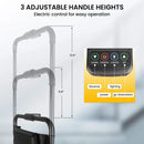 Motivo Heavy-Duty Electric Foldable Stair Climbing Wheelchair, 450LBS [FDA-Approved (SAK92801)