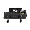 Heavy-Duty Hydraulic Flail Mower Skid Steer Attachment [3-Point Hitch CAT 2] (SAK58246) - Saksby Wholesale - Back Top View