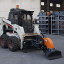 Heavy-Duty Hydraulic Skid Steer Stump Grinder Attachment With 24-Inch Wheel (SAK82954)