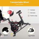 Heavy-Duty Indoor Smart Stationary Fitness Cardio Training Spin Bike For Home Gyms (SAK65195) - Sasksby Wholesale - Transportable View