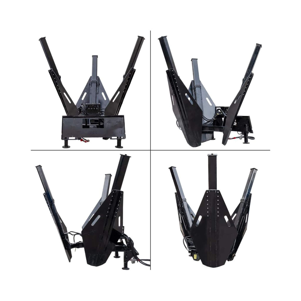 Heavy-Duty Industrial 3-Blade Tree Spade Transplanter Skid Steer Attachment (SAK50296)  - Saksby Wholesale - Flexible Spade View