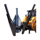 Heavy-Duty Industrial 3-Blade Tree Spade Transplanter Skid Steer Attachment (SAK50296)  - Saksby Wholesale - Front View