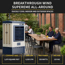 Heavy-Duty Industrial Outdoor Swamp Cooling Fan With Continuous Auto Fill (SAK94618) - Saksby Wholesale - 350 Watts In Lifestyle Image