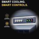Heavy-Duty Industrial Outdoor Swamp Cooling Fan With Continuous Auto Fill (SAK94618) - Saksby Wholesale - Smart Control View