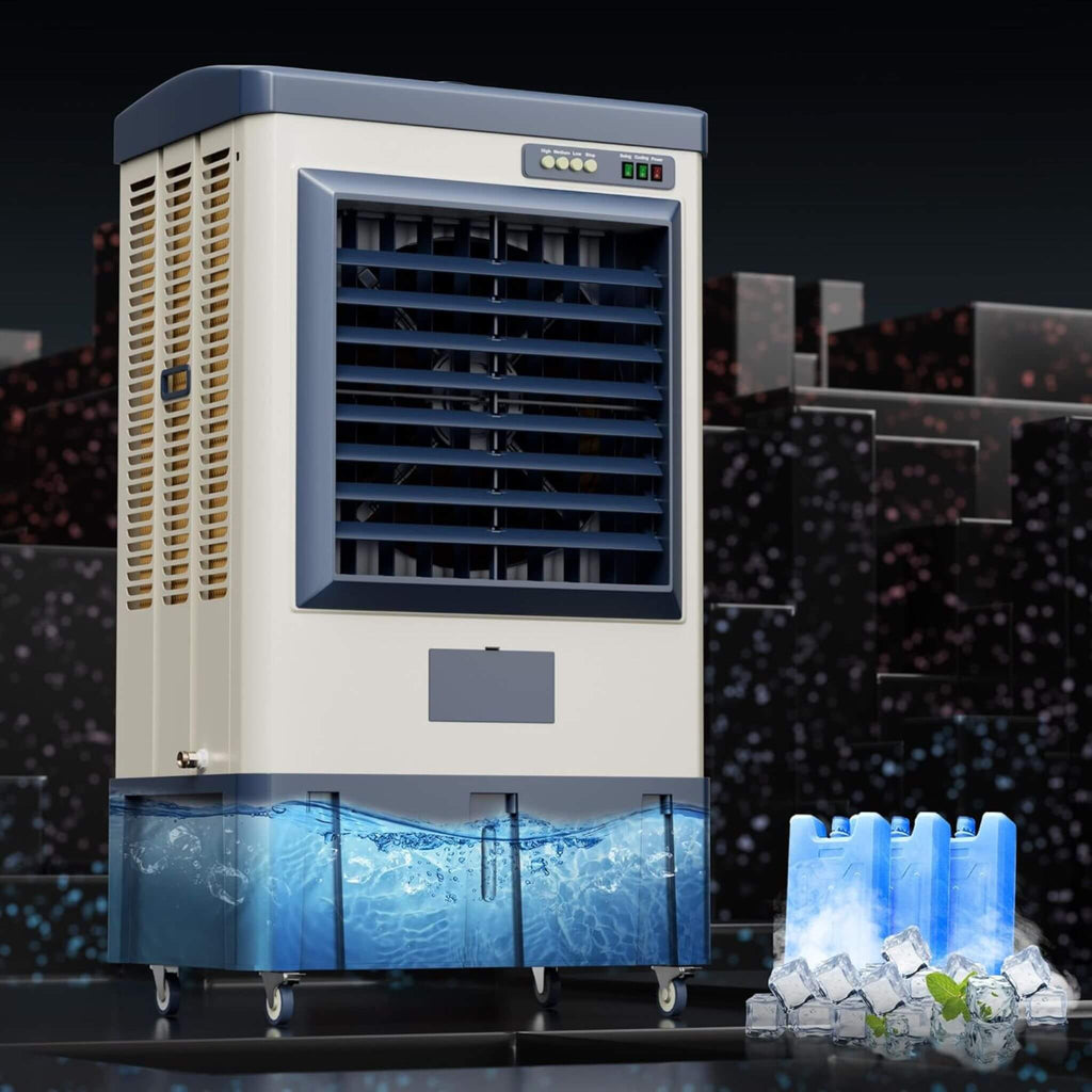 Heavy-Duty Industrial Outdoor Swamp Cooling Fan With Continuous Auto Fill (SAK94618) - Saksby Wholesale - Water Tank Storage Preview