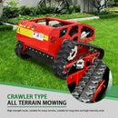 Heavy-Duty Industrial Remote-Controlled Lawn Mower With Adjustable Cutting Height (SAK71239) - Saksby Wholesale - Crawler Type All-Terrain Mowing