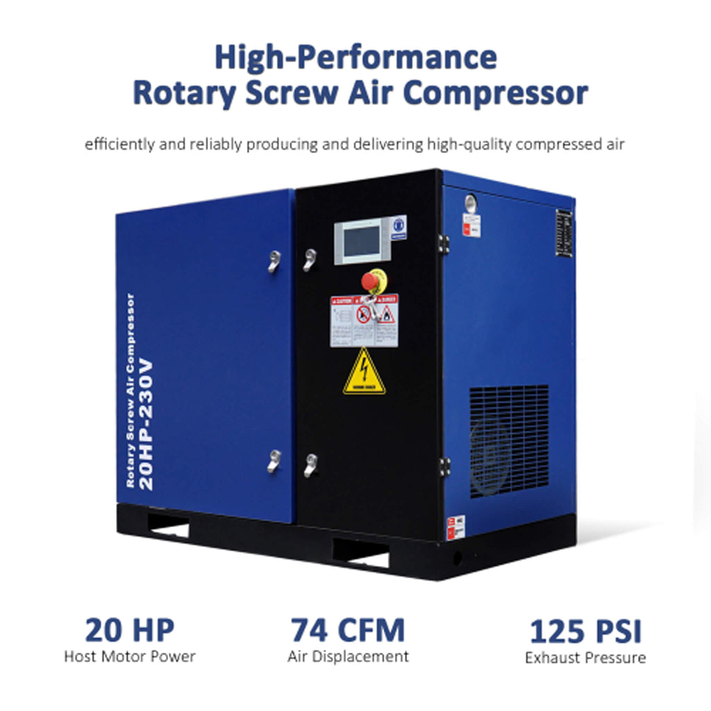 Heavy-Duty Industrial Rotary Screw Air Compressor 20HP (SAK04891) - Saksby Wholesale - Features