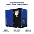 Heavy-Duty Industrial Rotary Screw Air Compressor 30HP (SAK04891) - Saksby Wholesale - Features