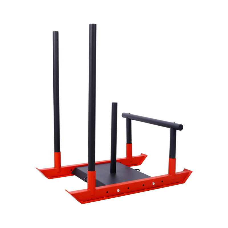 Heavy-Duty Iron Weight Strength Fitness Training Sled For Muscle Building (SAK36721) - Saksby Wholesale - Back Right View
