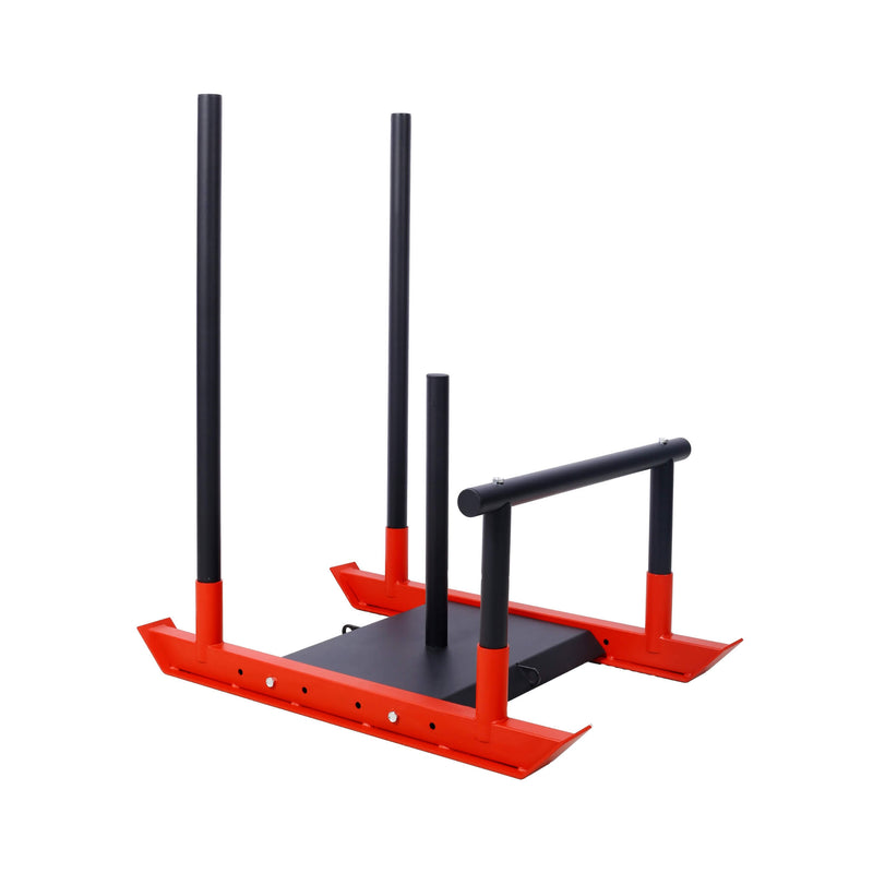 Heavy-Duty Iron Weight Strength Fitness Training Sled For Muscle Building (SAK36721) - Saksby Wholesale - Front Right View