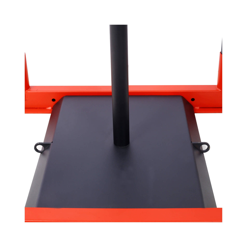 Heavy-Duty Iron Weight Strength Fitness Training Sled For Muscle Building (SAK36721) - Saksby Wholesale - Stand View