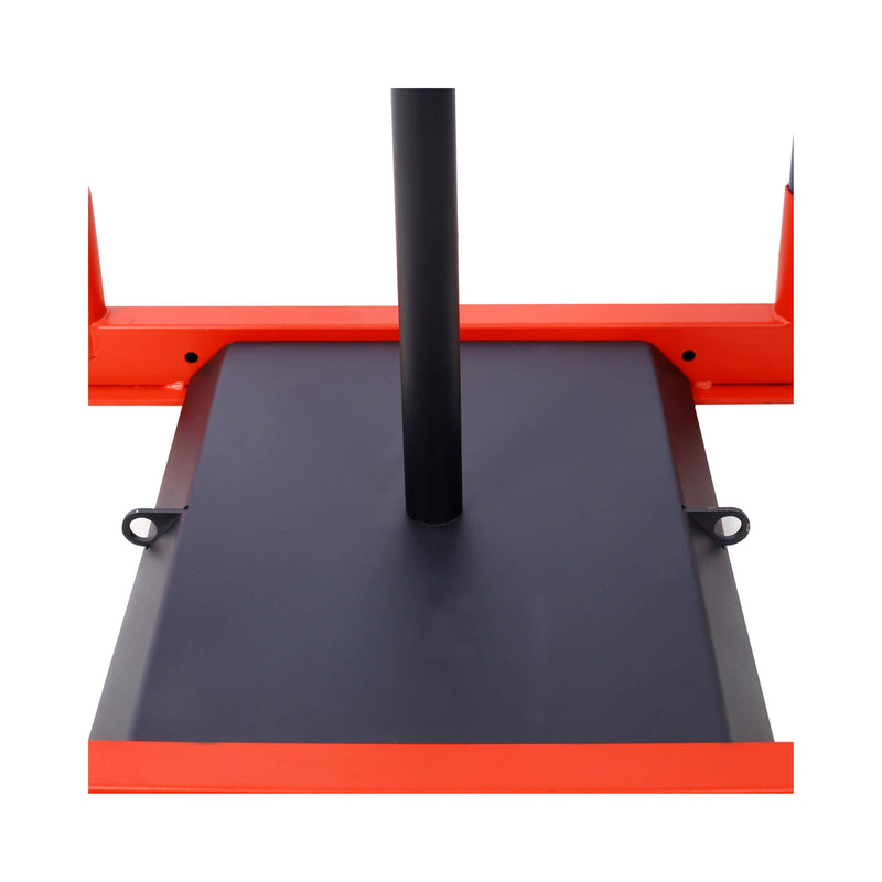 Heavy-Duty Iron Weight Strength Fitness Training Sled For Muscle Building (SAK36721) - Saksby Wholesale - Stand View