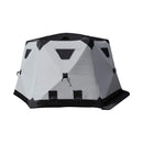 Heavy-Duty Large 11FT Insulated Pop Up Ice Fishing Camping Tent [8-12 Person] (SAK52084) - Saksby Wholesale - Gray Front View