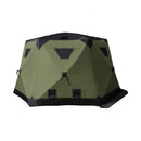 Heavy-Duty Large 11FT Insulated Pop Up Ice Fishing Camping Tent [8-12 Person] (SAK52084) - Saksby Wholesale - Green Front View
